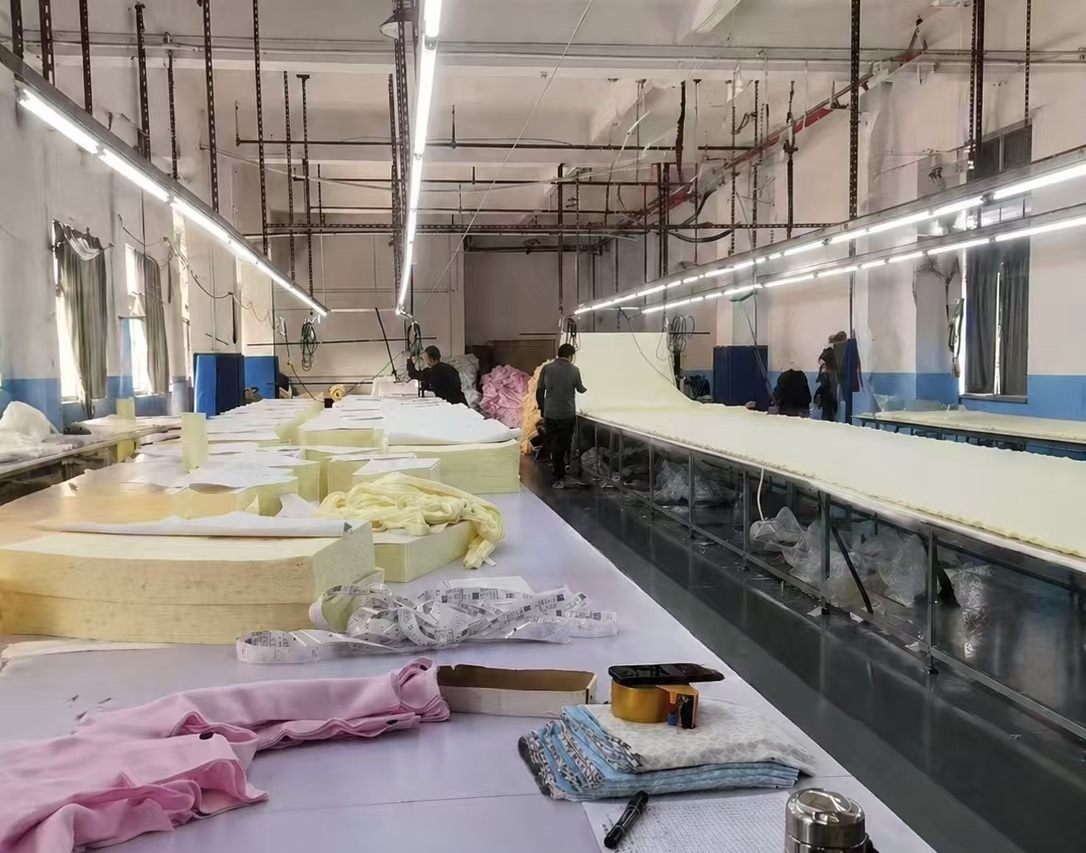 Cutting area at Hongxiang Apparel