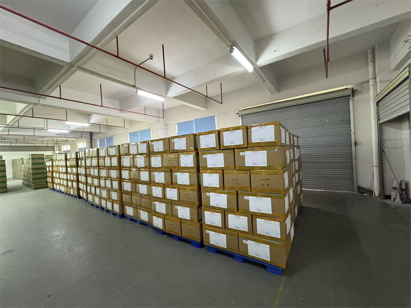Packed goods warehouse at Hongxiang Apparel