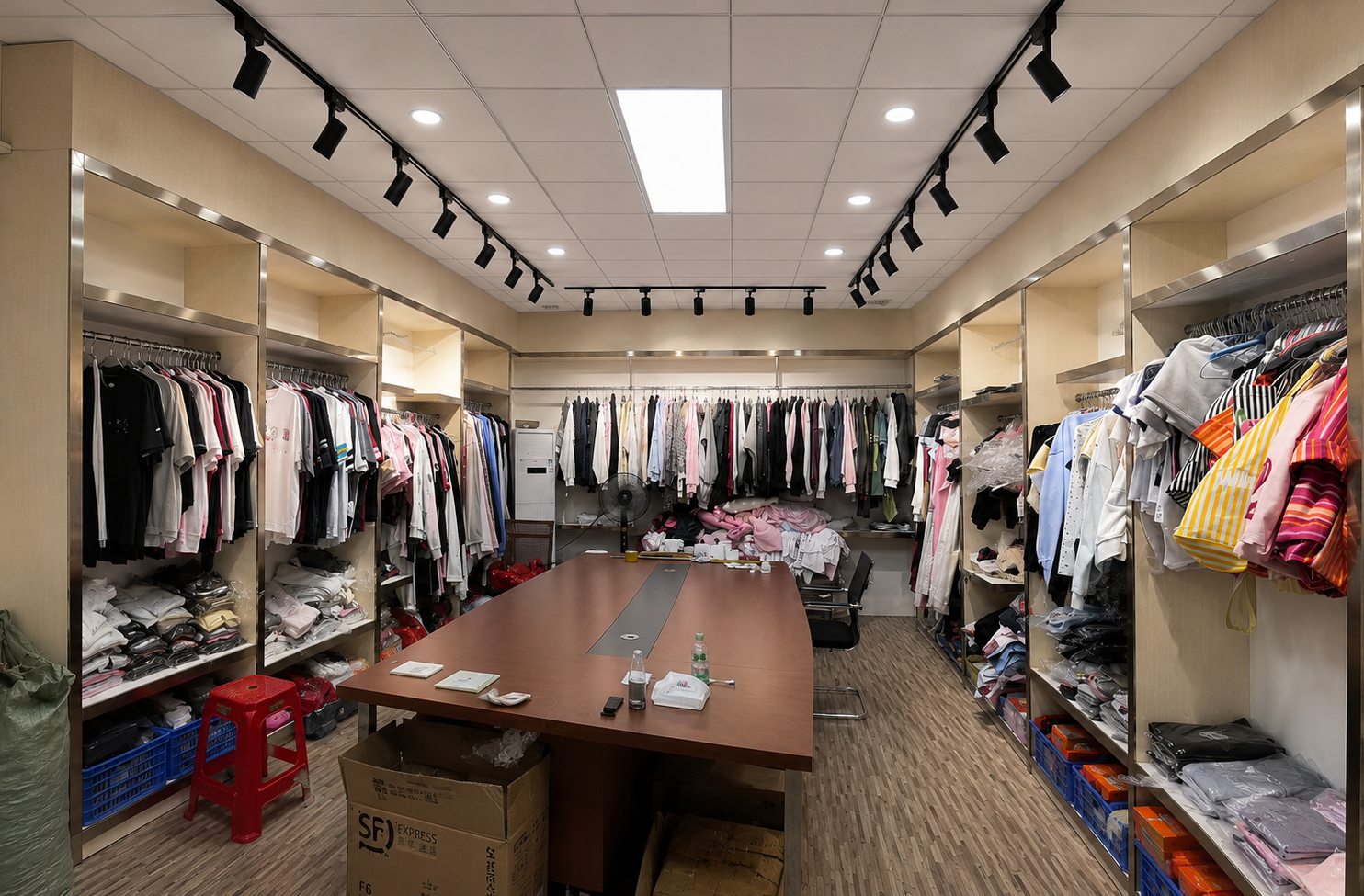 Hongxiang Apparel sample showroom