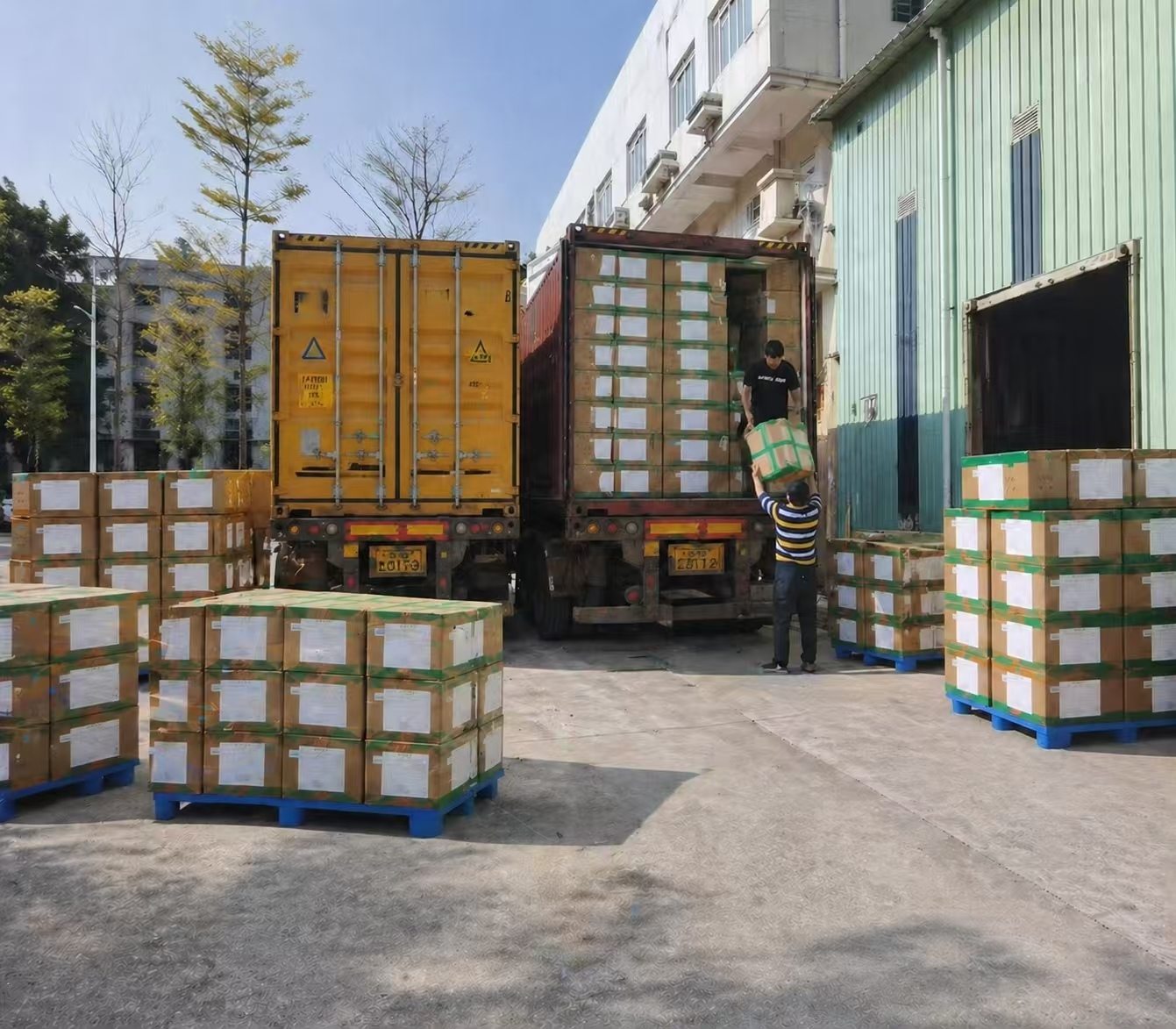 Shipment Loading at Hongxiang Apparel